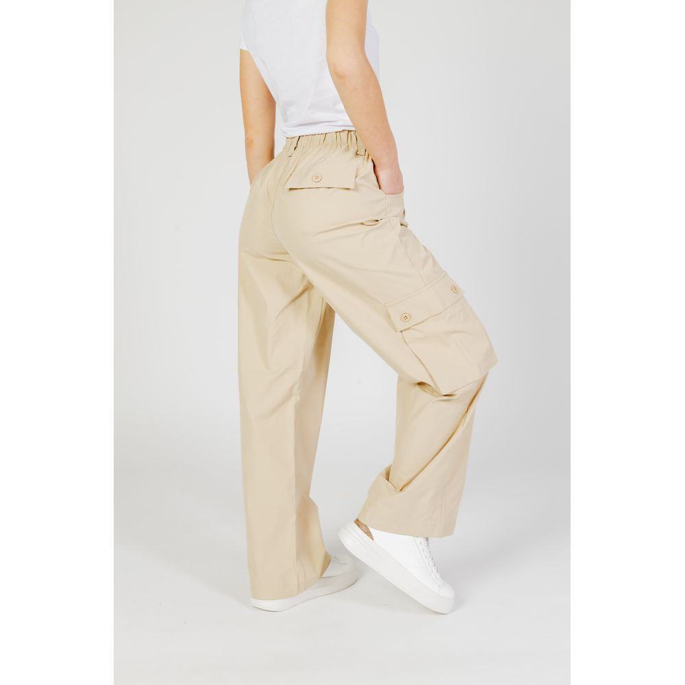 Only Beige Baumwollhose