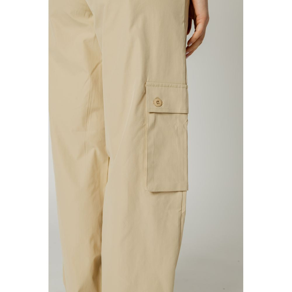 Only Beige Baumwollhose