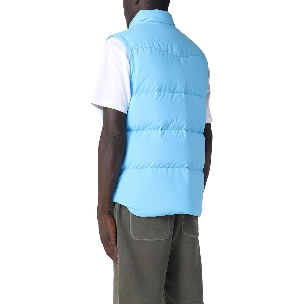 Woolrich Hellblaue Polyester Herrenweste