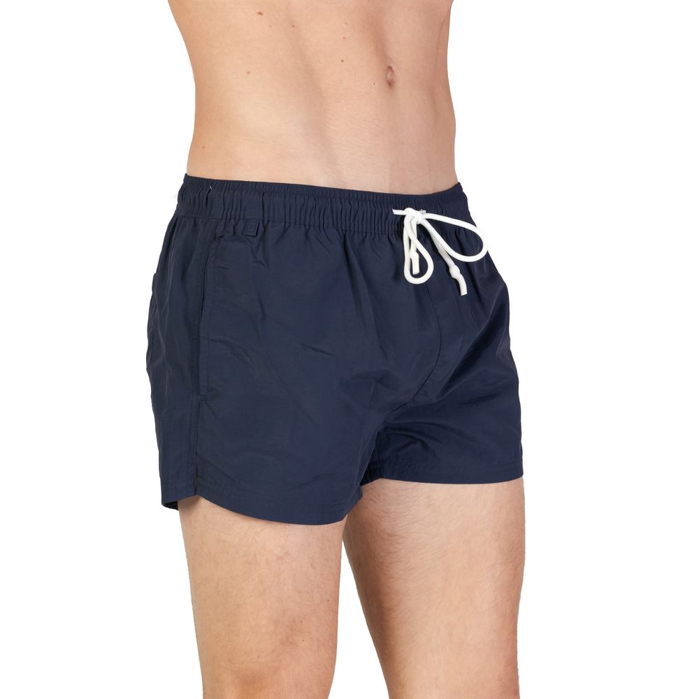 Hamaki-Ho Blaue Polyester-Badeshorts