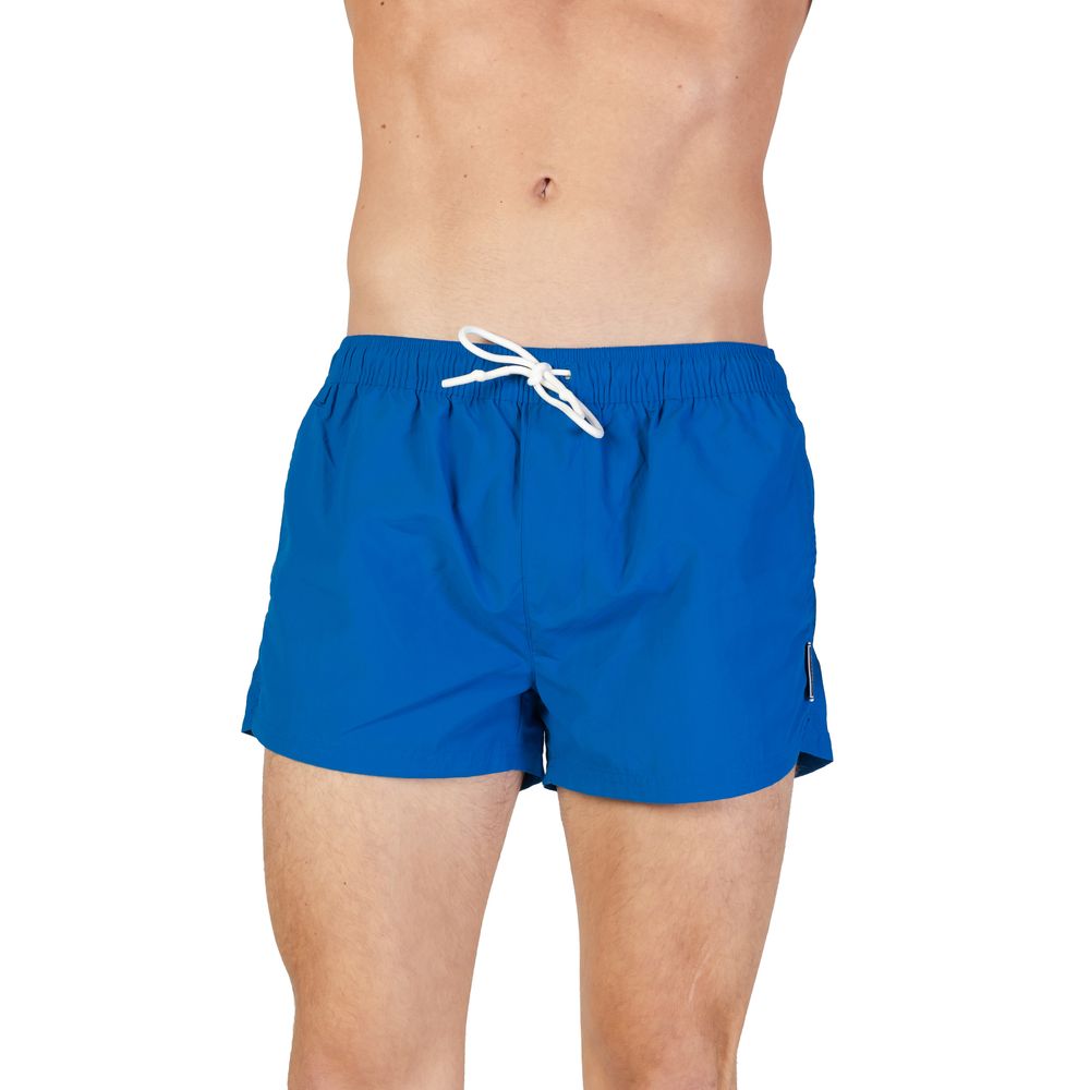 Hamaki-Ho Blaue Polyester-Badeshorts