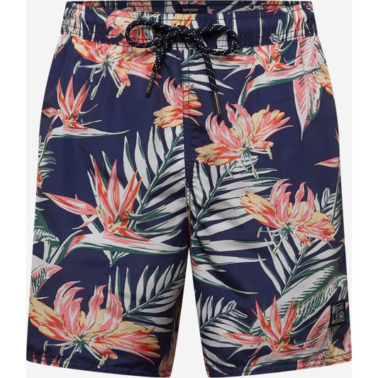 Superdry Blaue Badeshorts aus Polyester