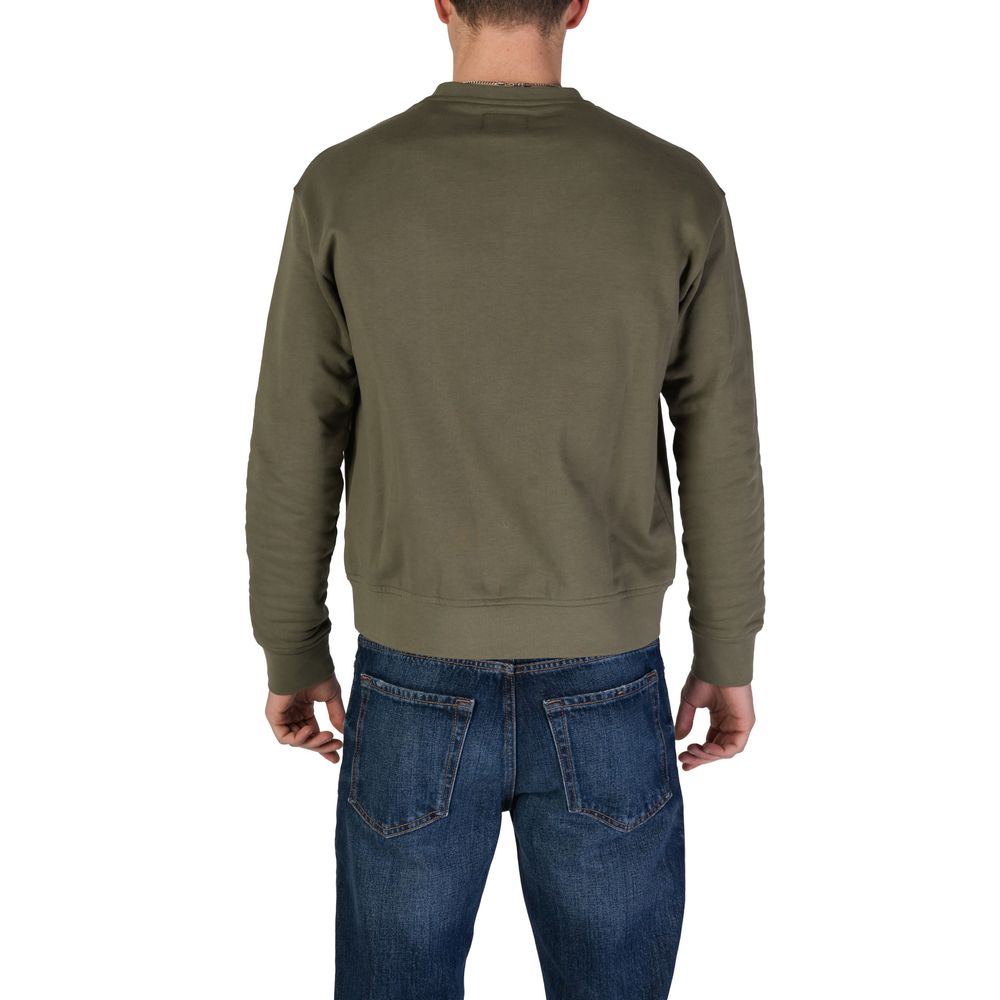 Refrigiwear Grünes Baumwoll-Sweatshirt