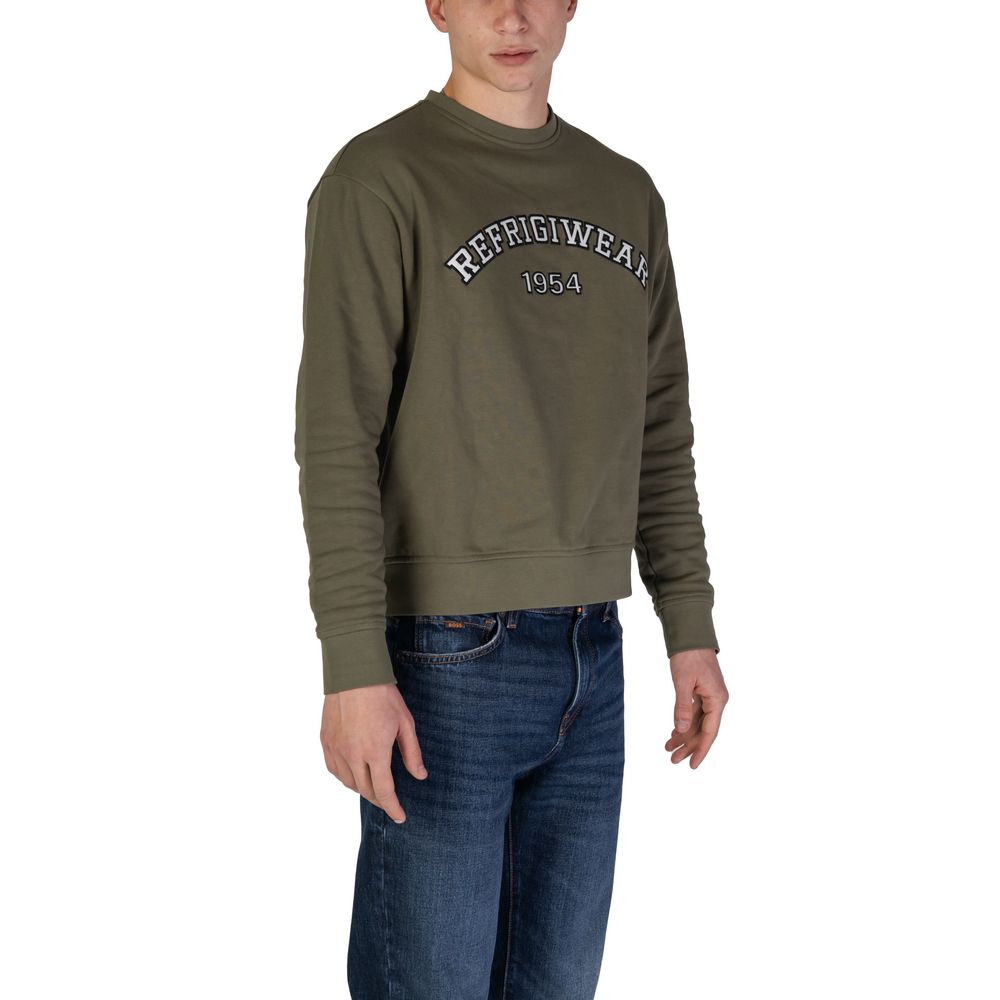 Refrigiwear Grünes Baumwoll-Sweatshirt
