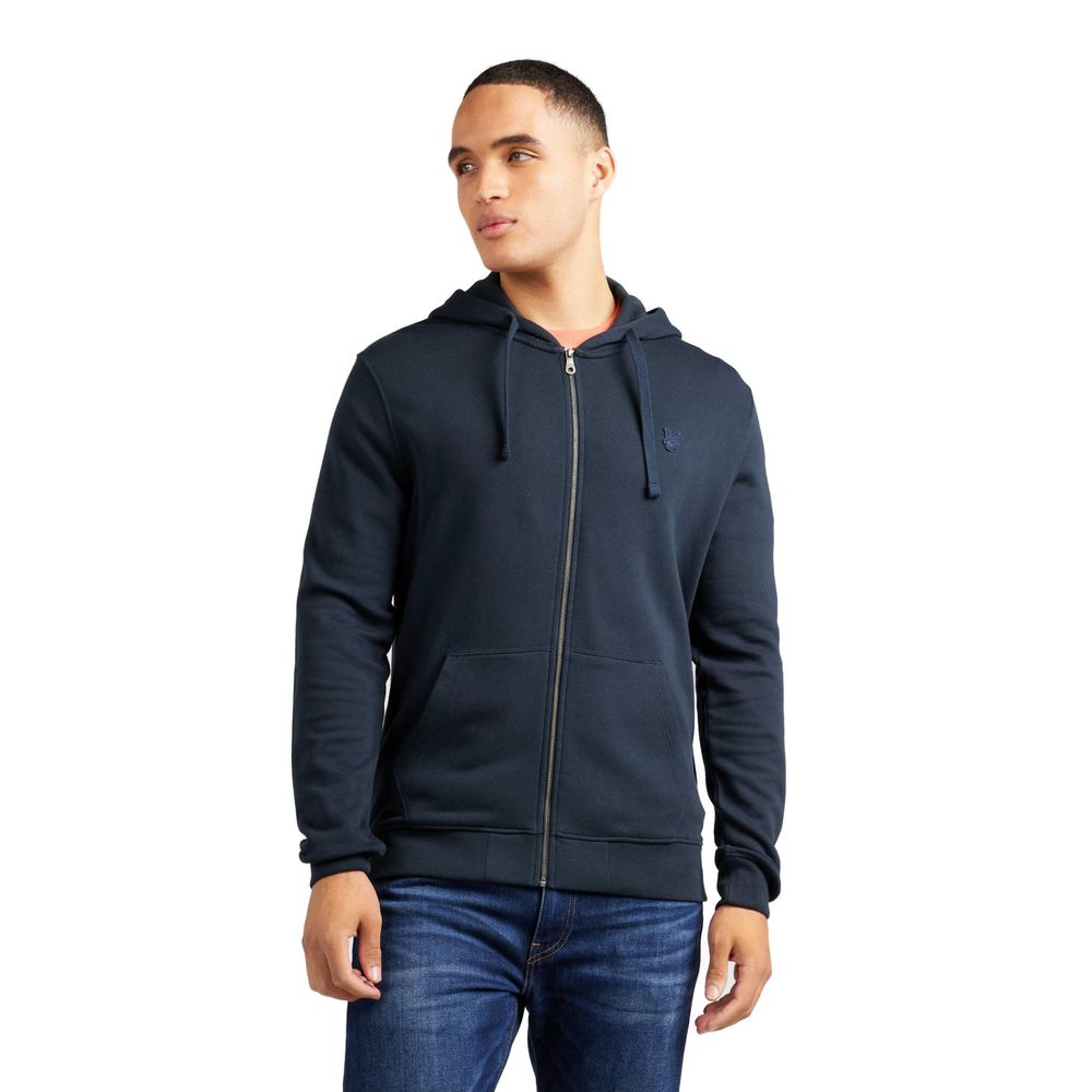 Refrigiwear Blauer Baumwoll-Kapuzenpulli