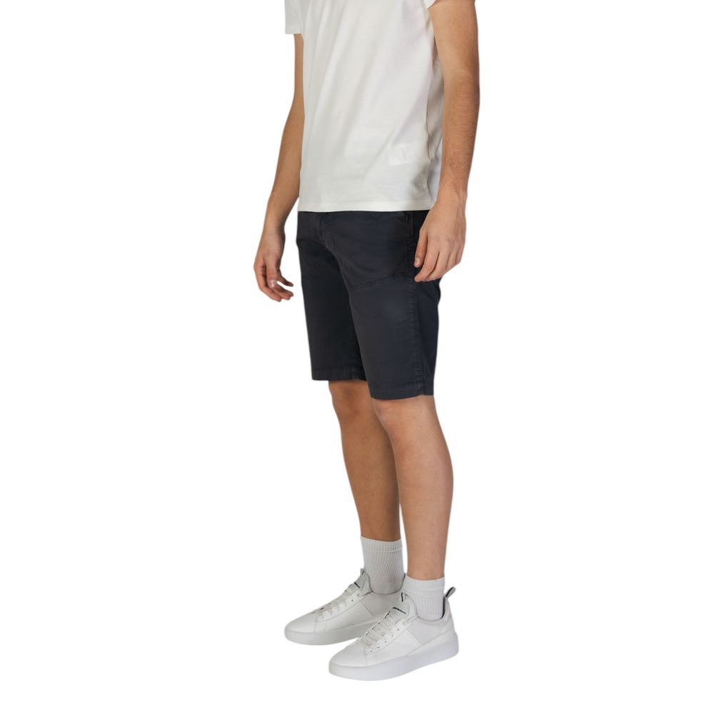 Refrigiwear Blaue Baumwoll-Bermudas
