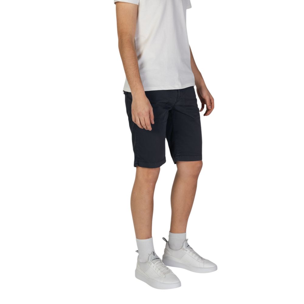 Refrigiwear Blaue Baumwoll-Bermudas