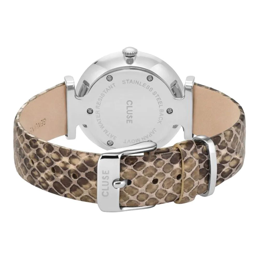 Cluse Beige Lederuhr