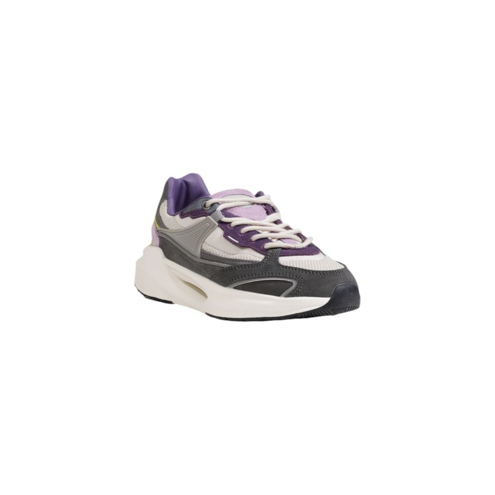 D.A.T.E Grauer Stoff Sneaker
