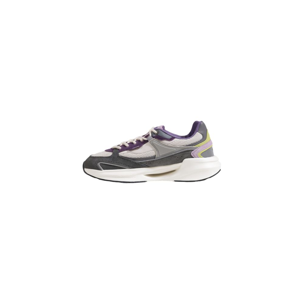D.A.T.E Grauer Stoff Sneaker
