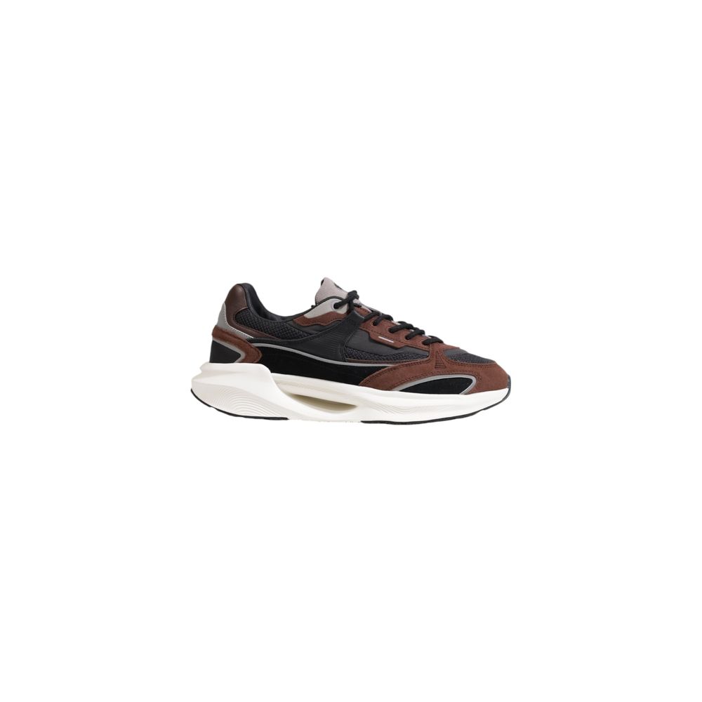 D.A.T.E Grauer Stoff Sneaker