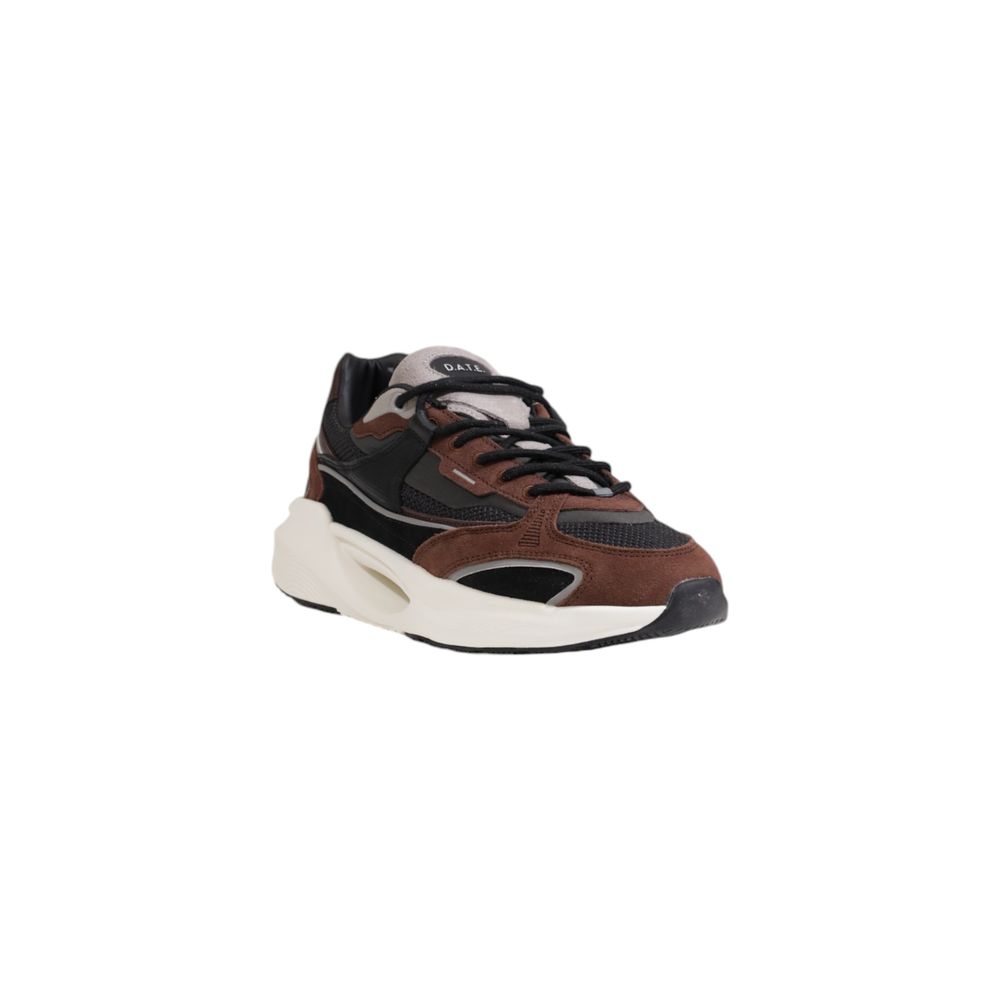 D.A.T.E Grauer Stoff Sneaker