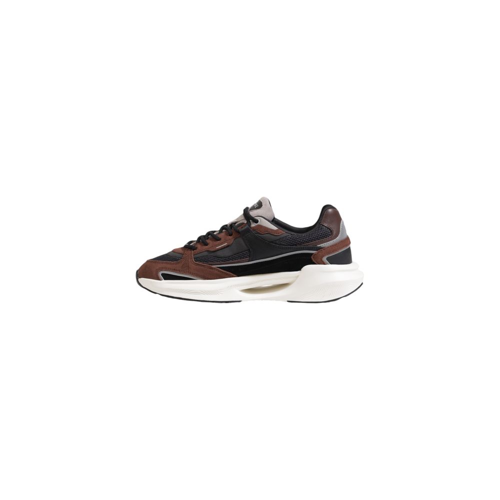 D.A.T.E Grauer Stoff Sneaker