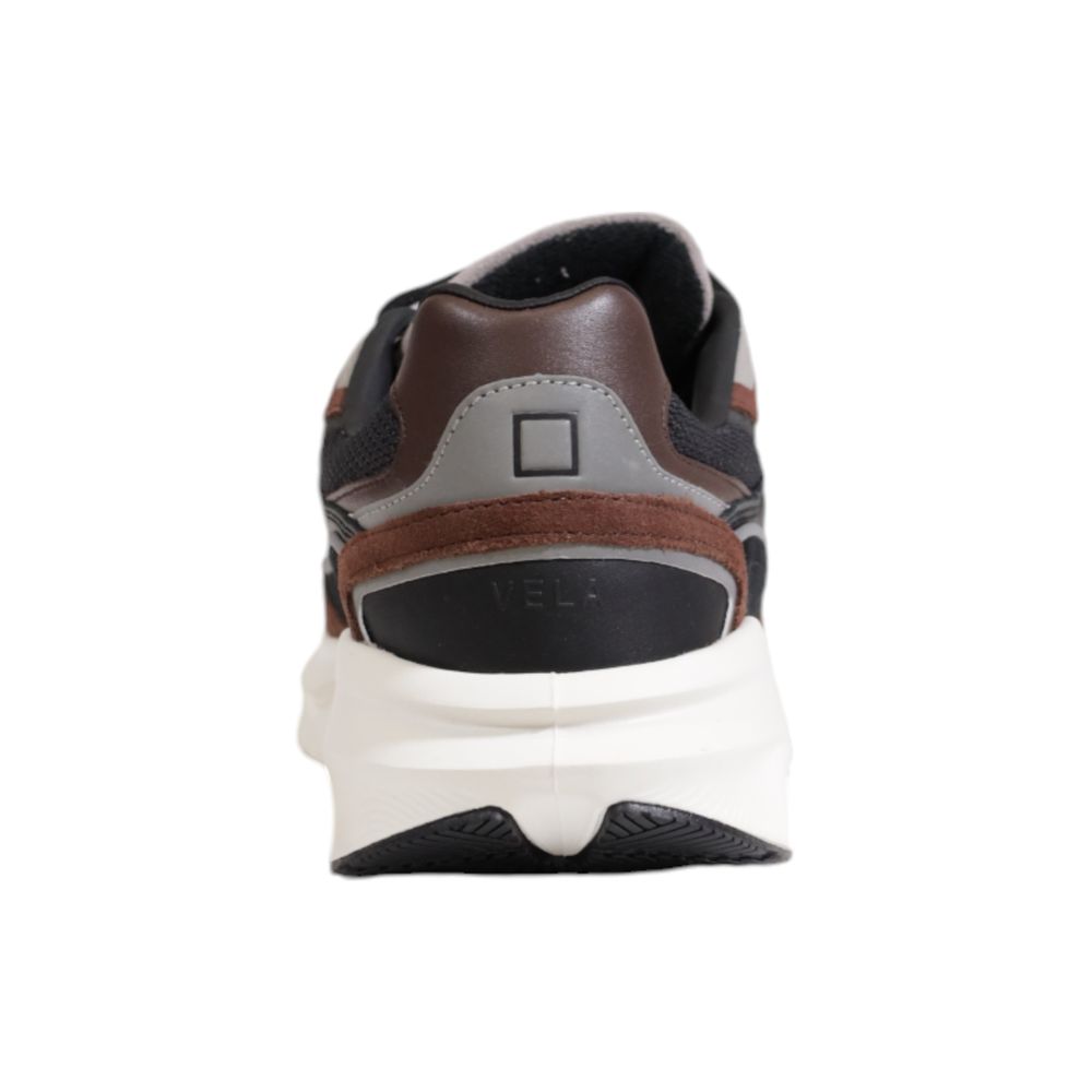 D.A.T.E Grauer Stoff Sneaker