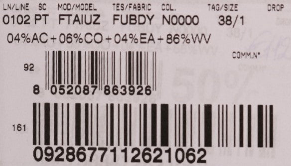 Dolce & Gabbana Schwarze Stretch-Kristallhose aus Wolle