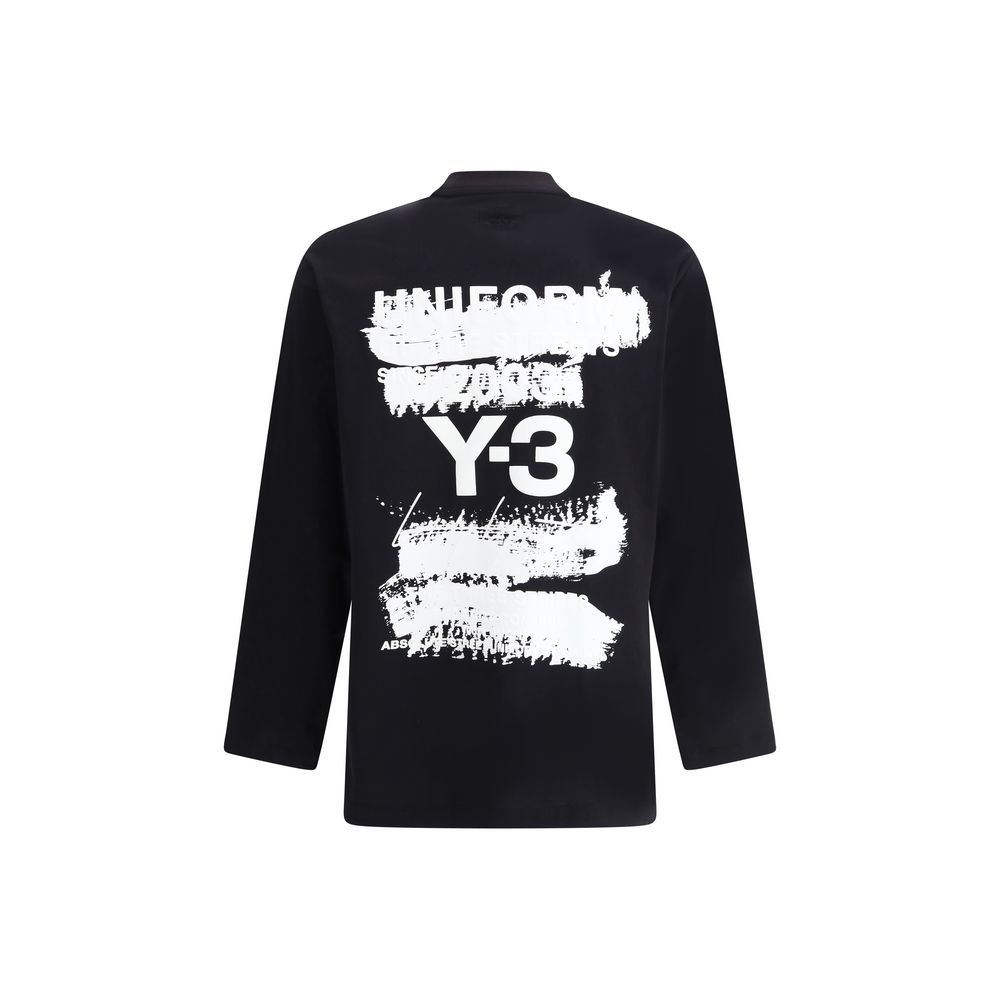 Y-3 Langärmeliger Jersey mit Maxidruck