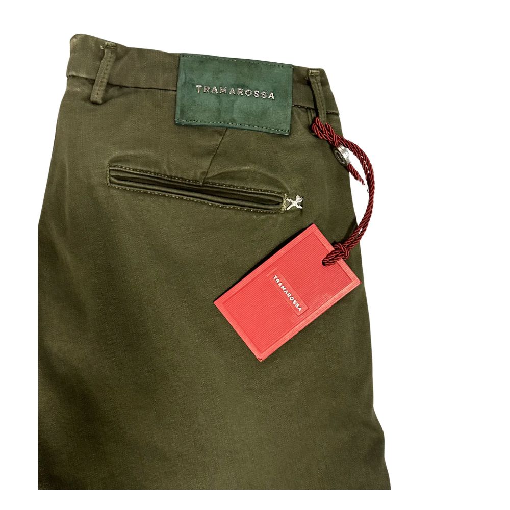 Tramarossa Grüne Baumwolljeans & Hose
