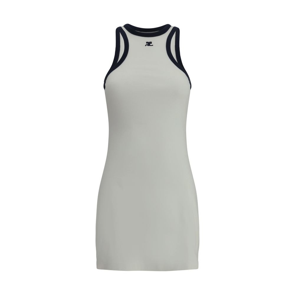 Courrèges Scuba-Minikleid aus Baumwolle