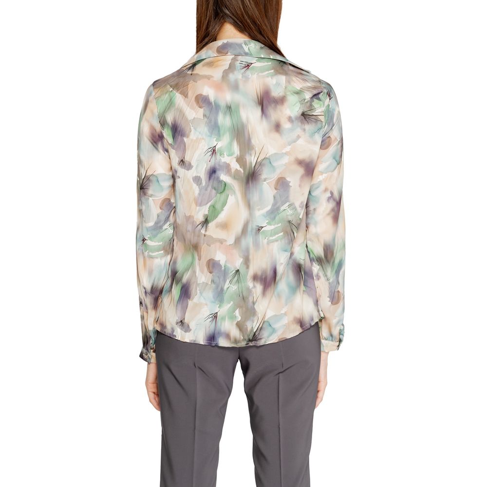 Rinascimento Grüne Polyester-Bluse