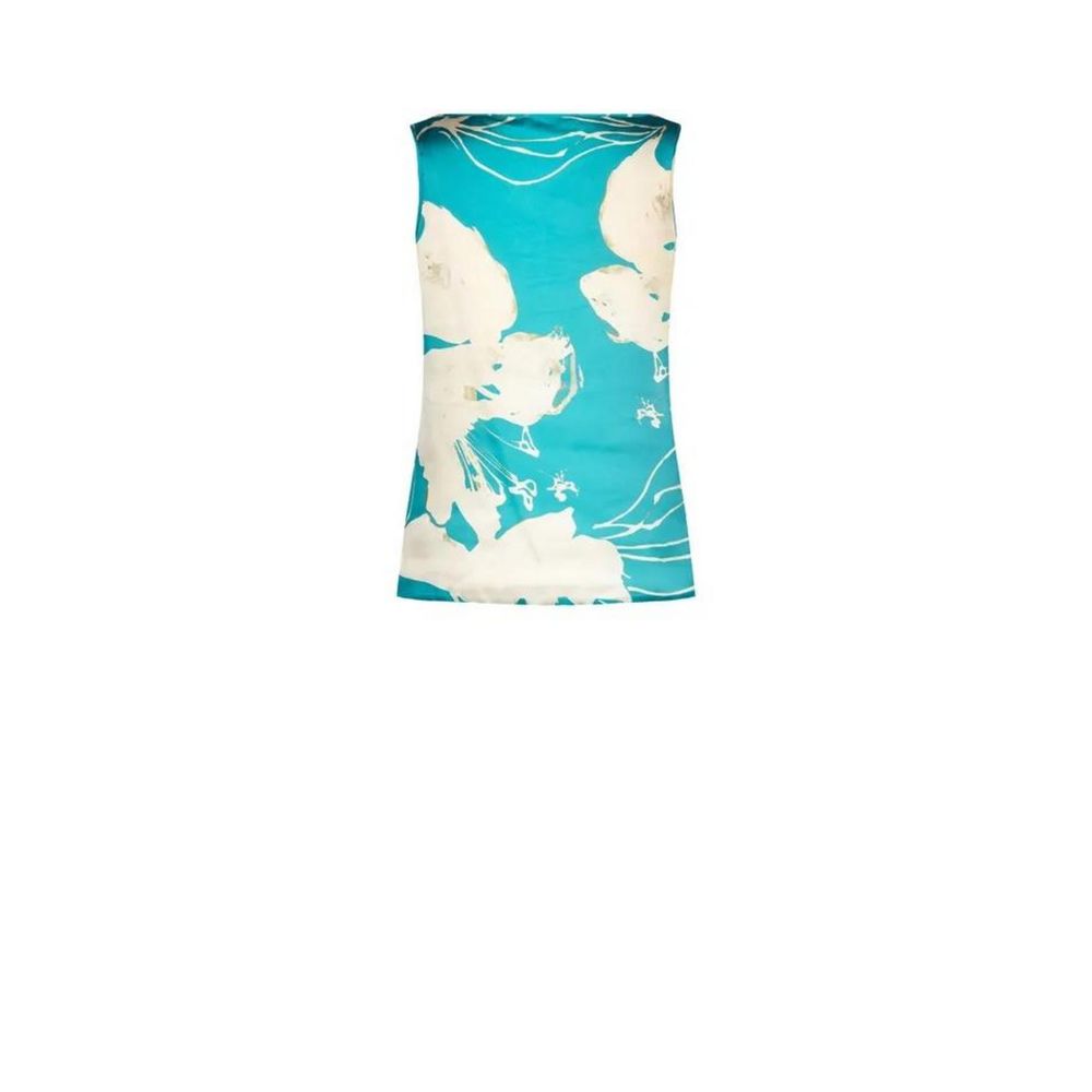 Rinascimento Türkisfarbene Polyester-Bluse