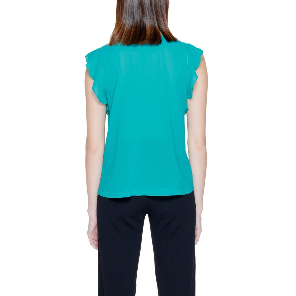 Rinascimento Grüne Polyester-Bluse