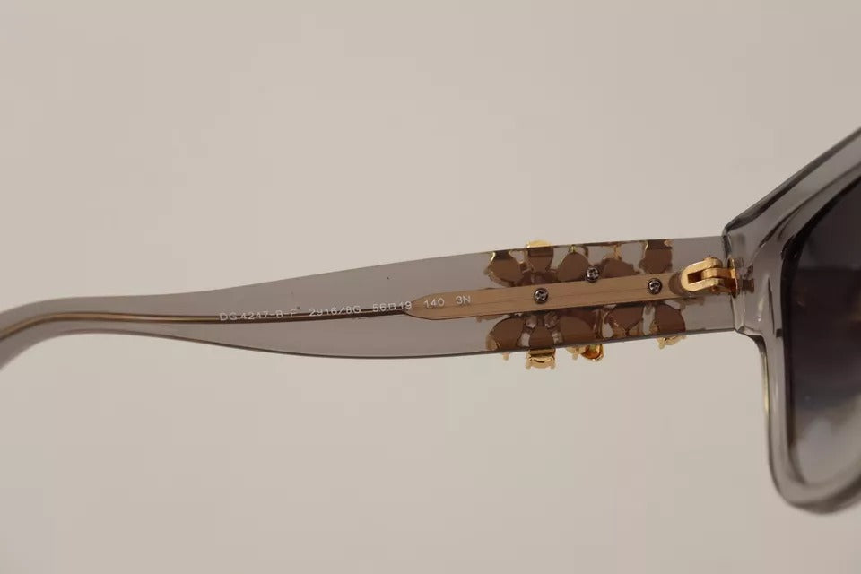 Dolce & Gabbana DG 4247-B-F Sonnenbrille aus Acetat mit verschönerten Kristallen