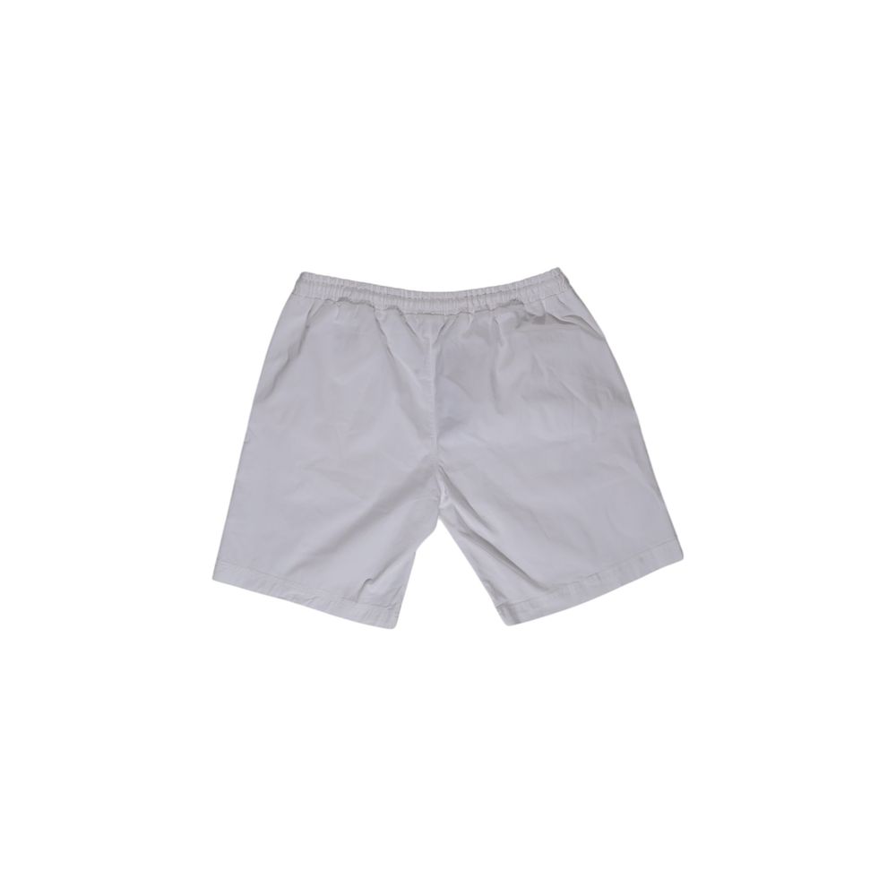 Refrigiwear Weiße Baumwoll-Bermudas