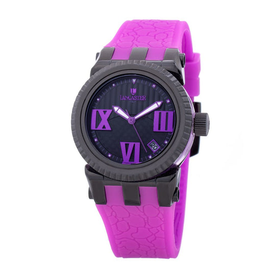 Lancaster Synthetische Armbanduhr in Violett