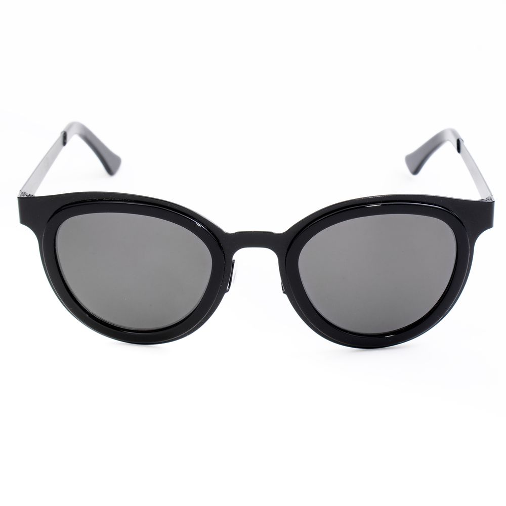 LGR Schwarze Edelstahl-Sonnenbrille