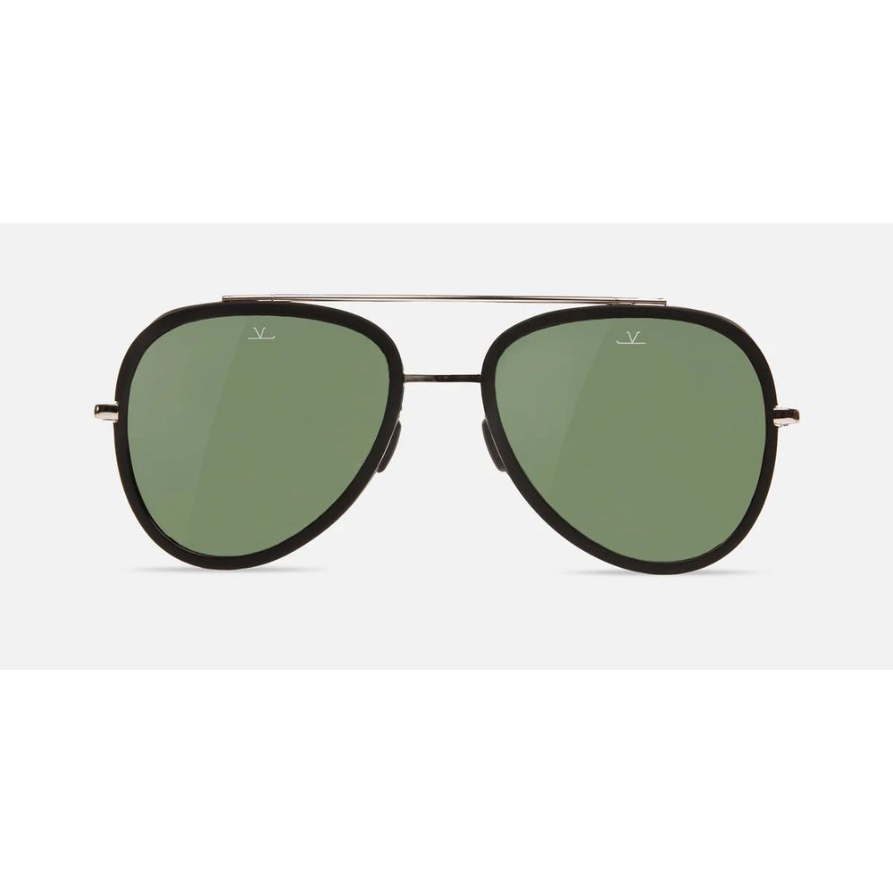 Vuarnet Schwarze Edelstahl-Sonnenbrille