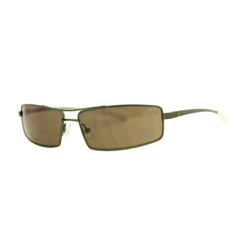 Adolfo Dominguez Grüne Metall-Sonnenbrille