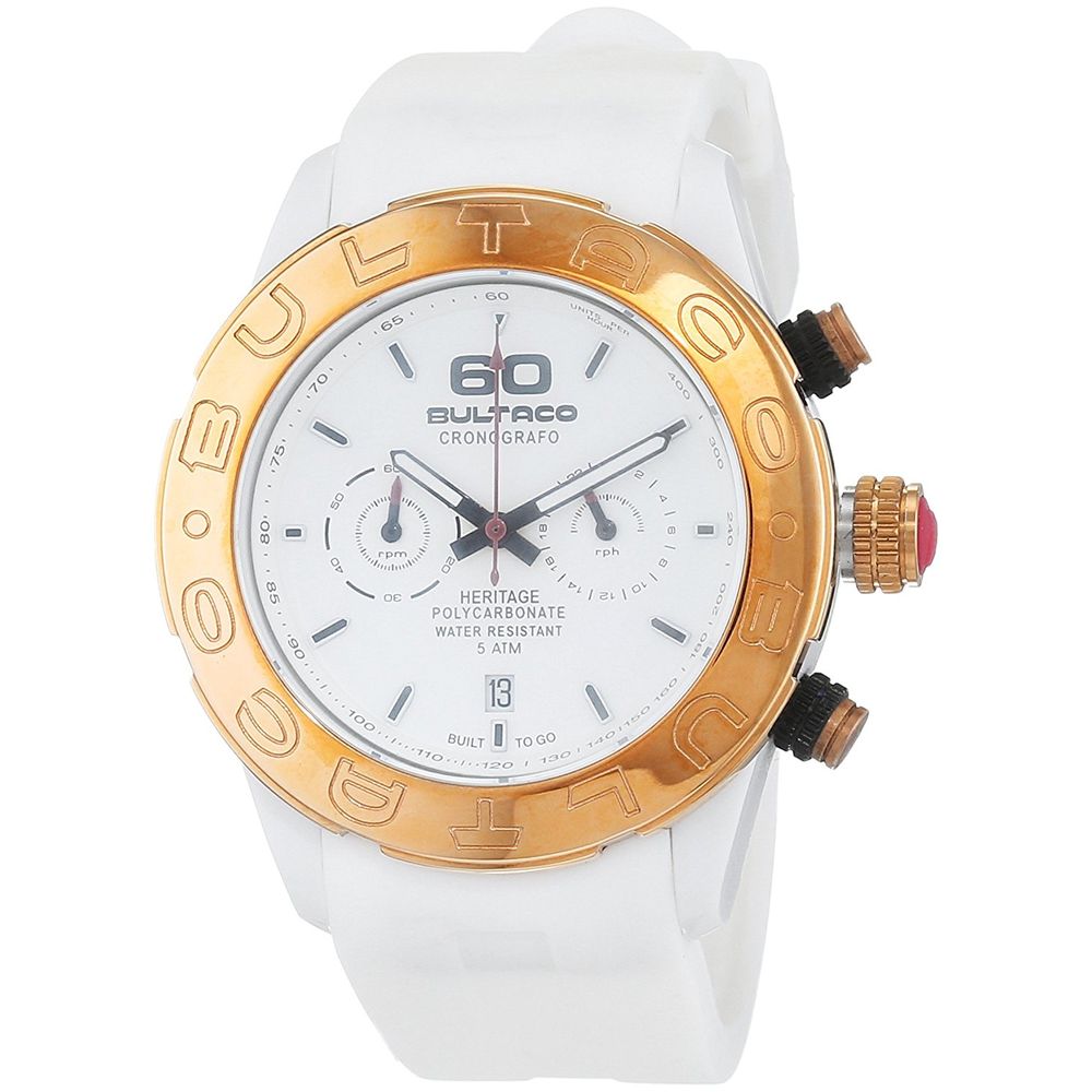 Bultaco Weiße Gummiuhr