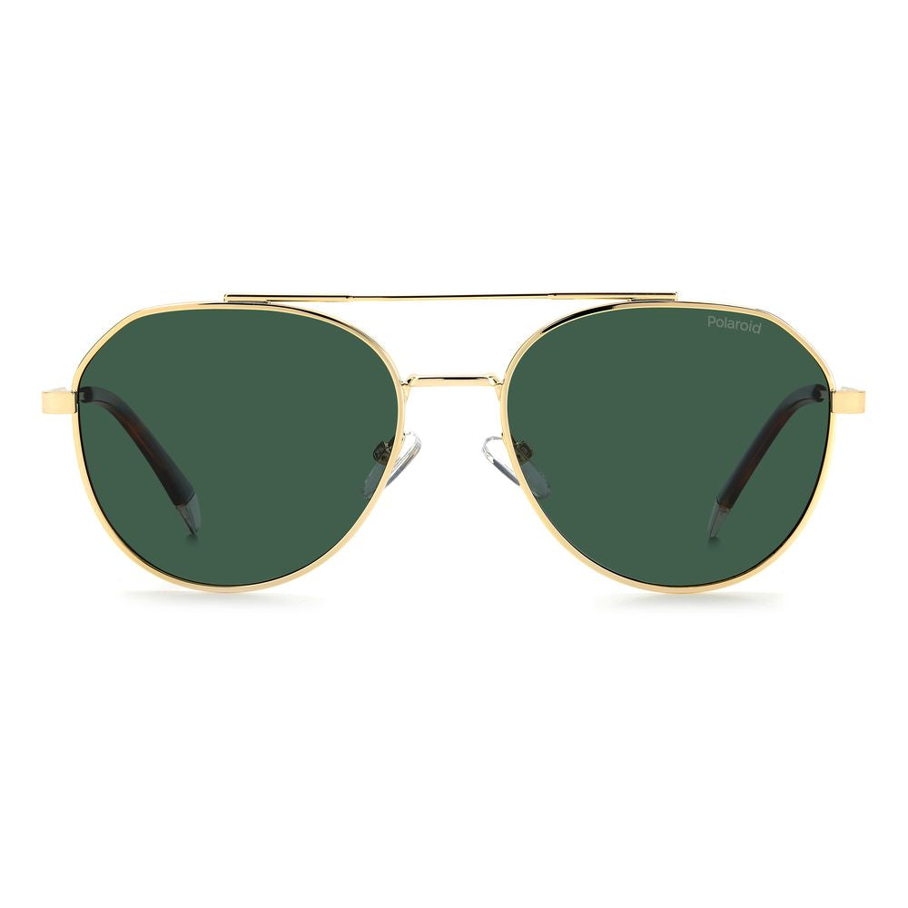 Polaroid Gold-Edelstahl-Sonnenbrille