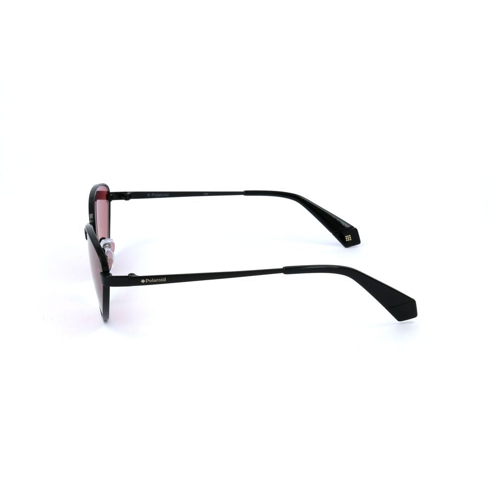 Polaroid Schwarze Metall-Sonnenbrille