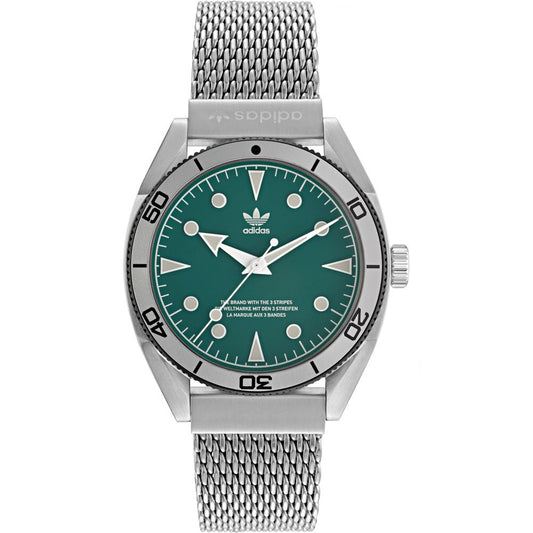 Adidas Edelstahl-Armbanduhr in Grau