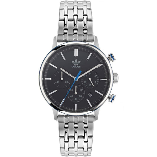 Adidas Elegante Edelstahl-Armbanduhr in Grau