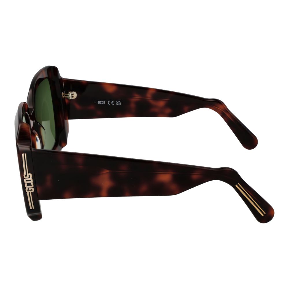 GCDS Braune Unisex-Sonnenbrille