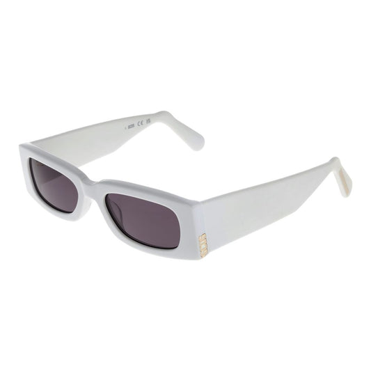 GCDS Weiße Sonnenbrille aus Kunststoff