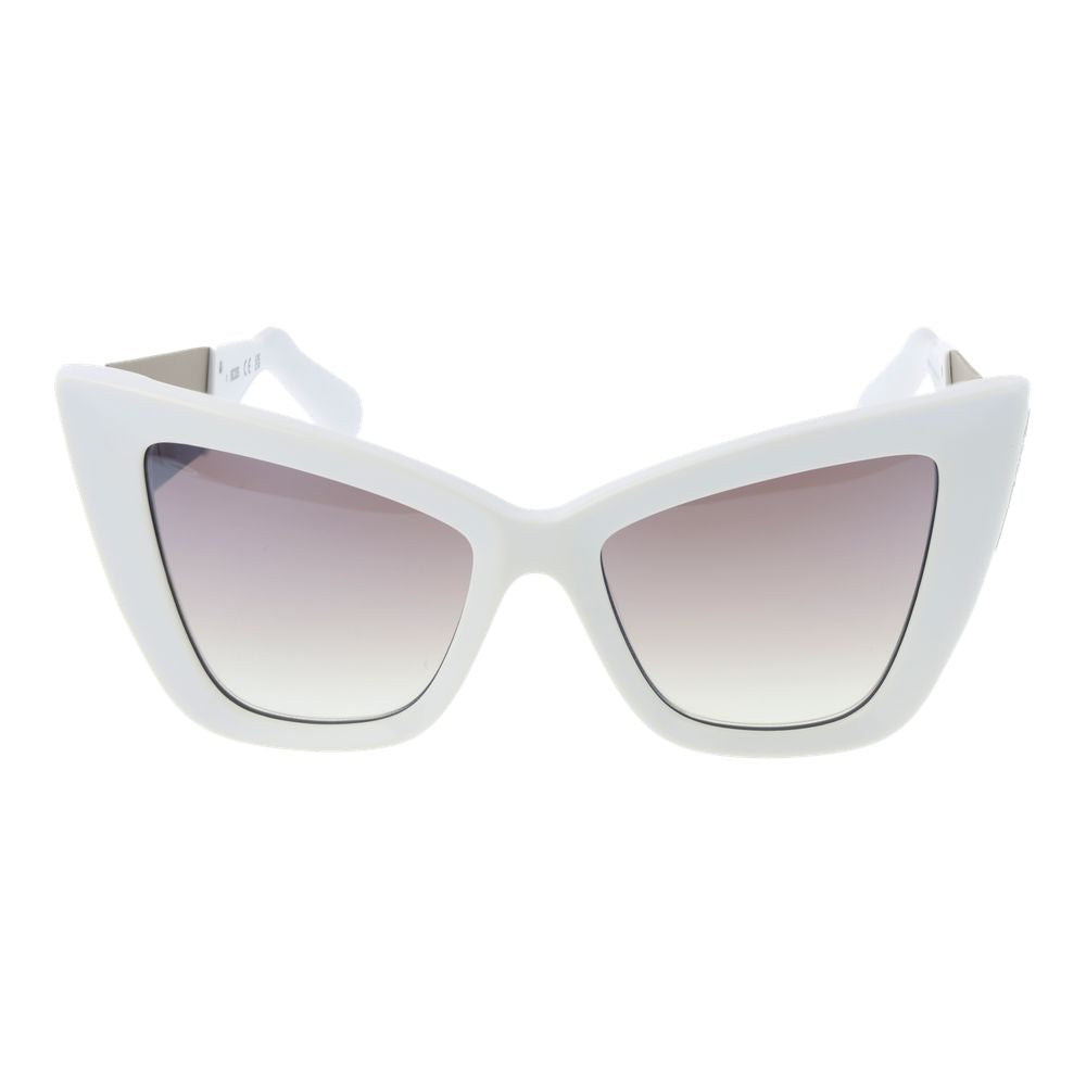 GCDS Weiße Frauen Sonnenbrille
