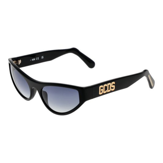 GCDS Sonnenbrille aus schwarzem Acetat
