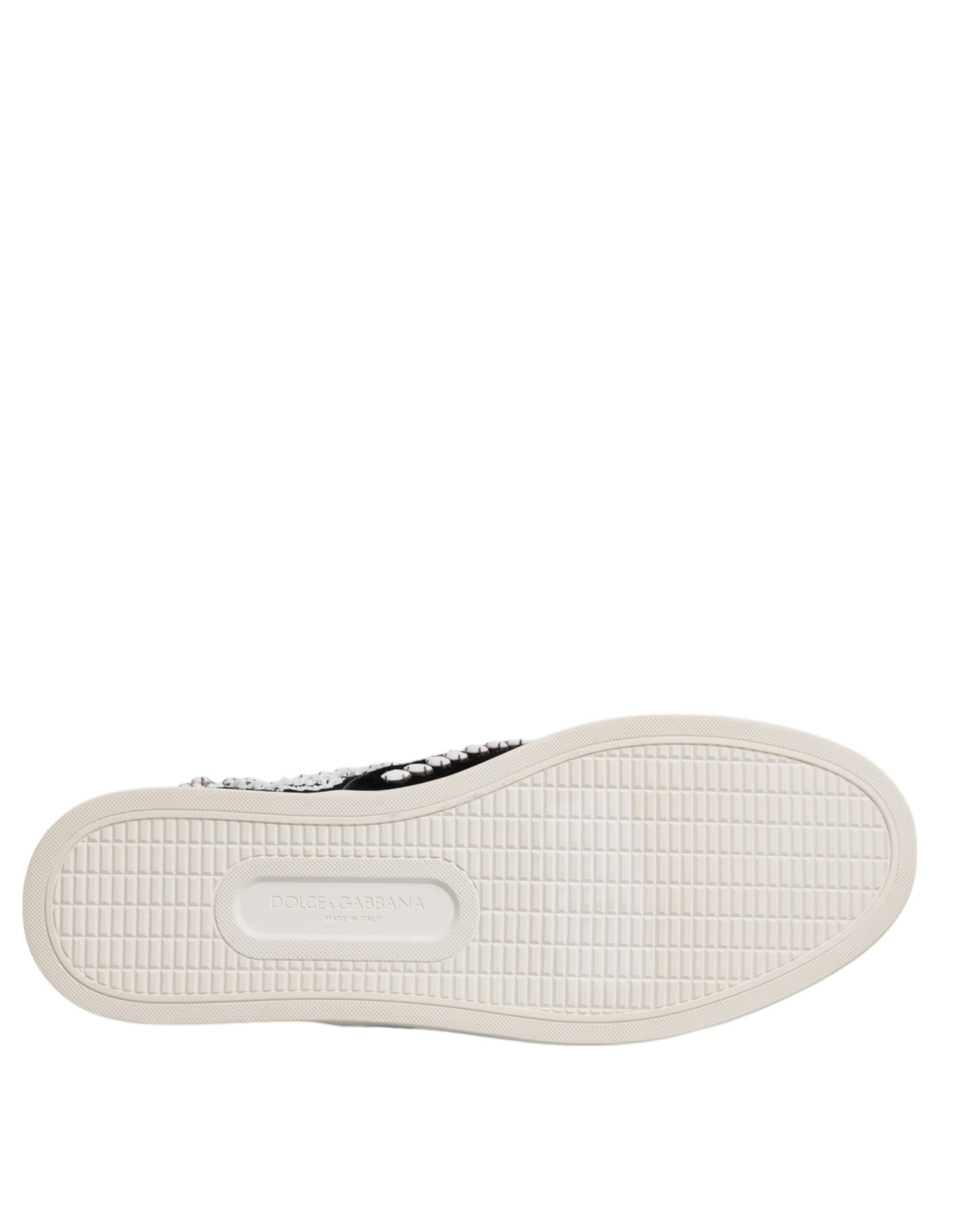 Dolce & Gabbana Schwarz verschönert London Männer Slip On Schuhe