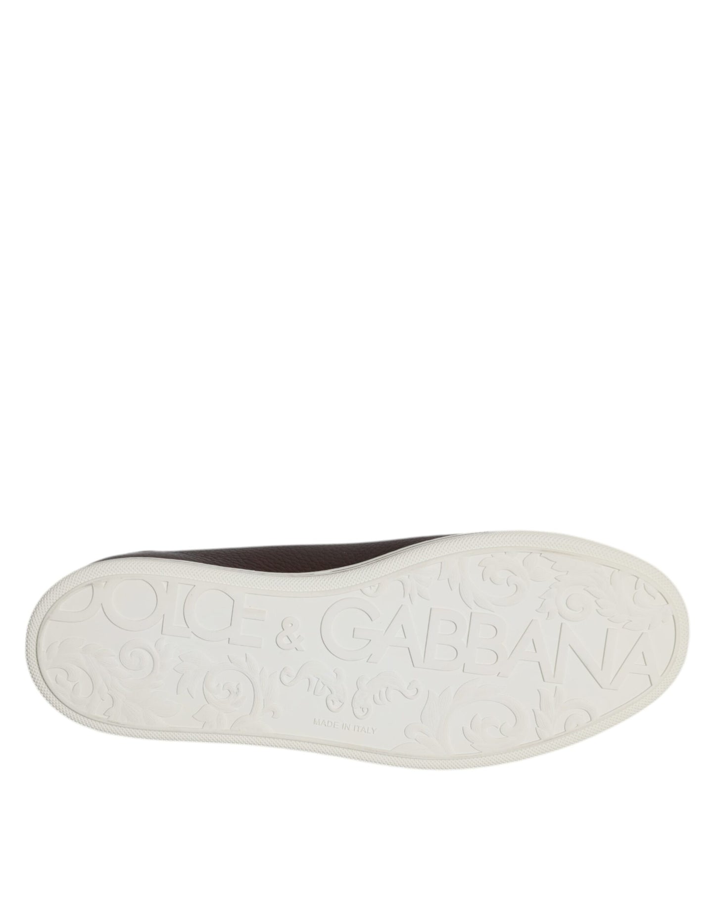 Dolce & Gabbana Braun Low Top Männer Saint Tropez Turnschuhe Schuhe