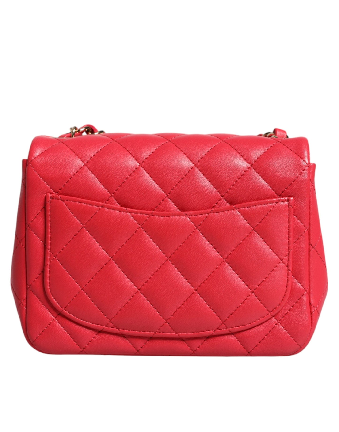 Chanel Rosa Matelasse Kette Schulter Lammfell Geldbörse Mini