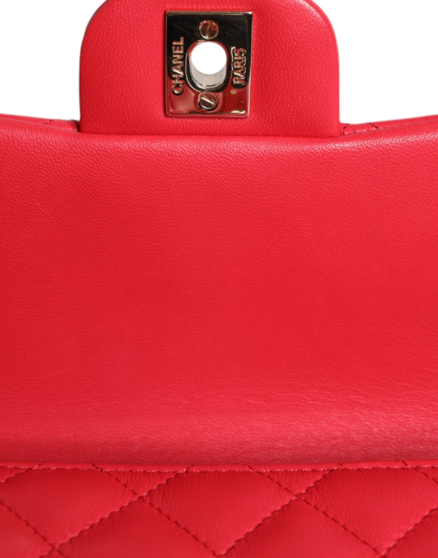 Chanel Rosa Matelasse Kette Schulter Lammfell Geldbörse Mini