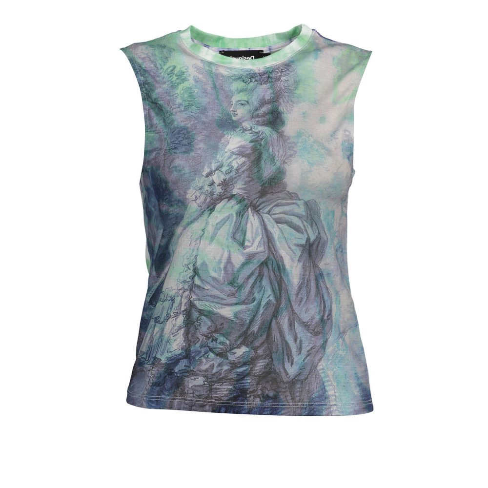 Desigual Hellblaues Polyester Damen Top