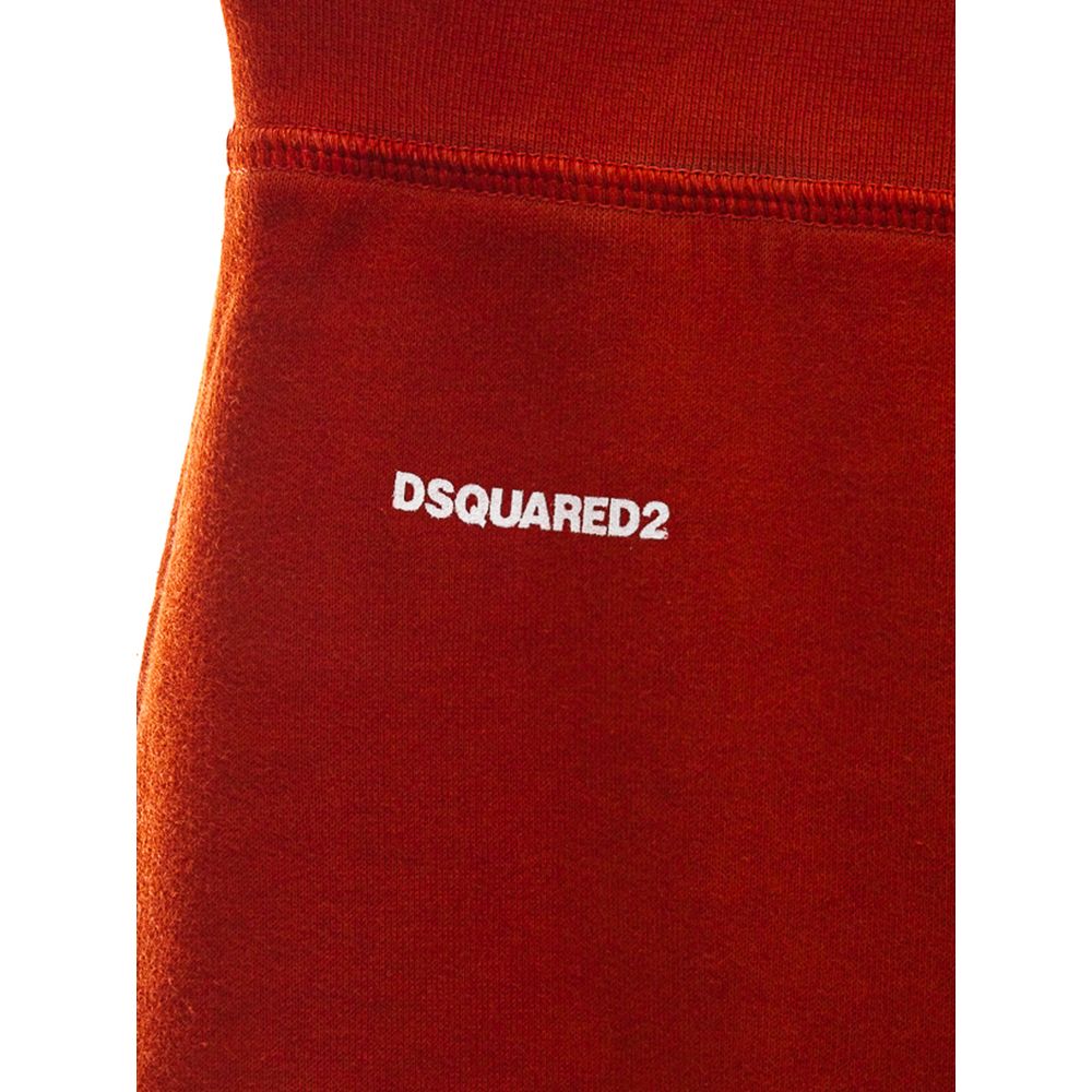 Dsquared² Rote Baumwoll-Schlaghose