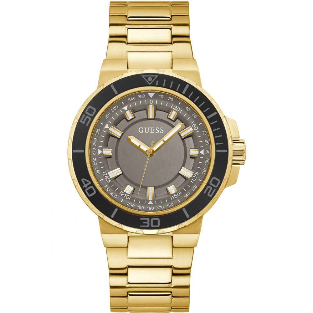 Guess Goldene Edelstahl-Dress-Uhr