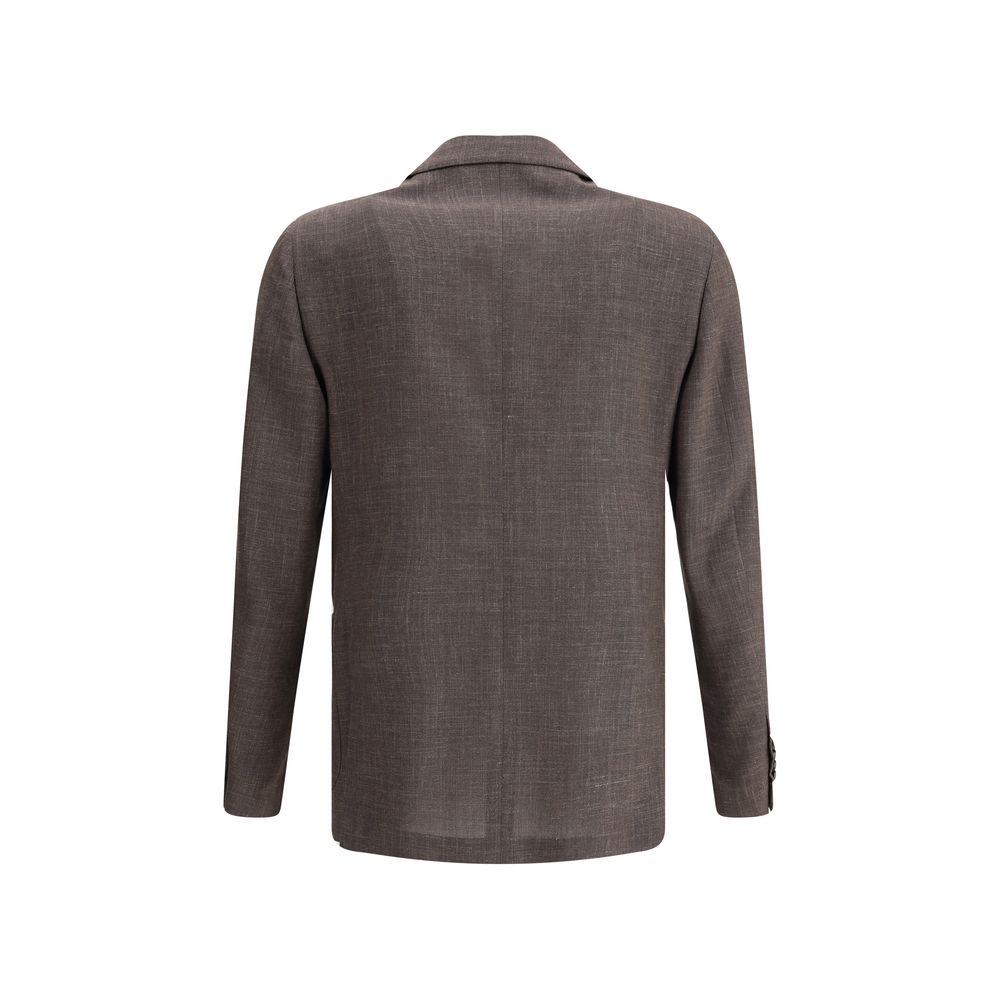 Lardini Blazerjacke mit ikonischer Anstecknadel