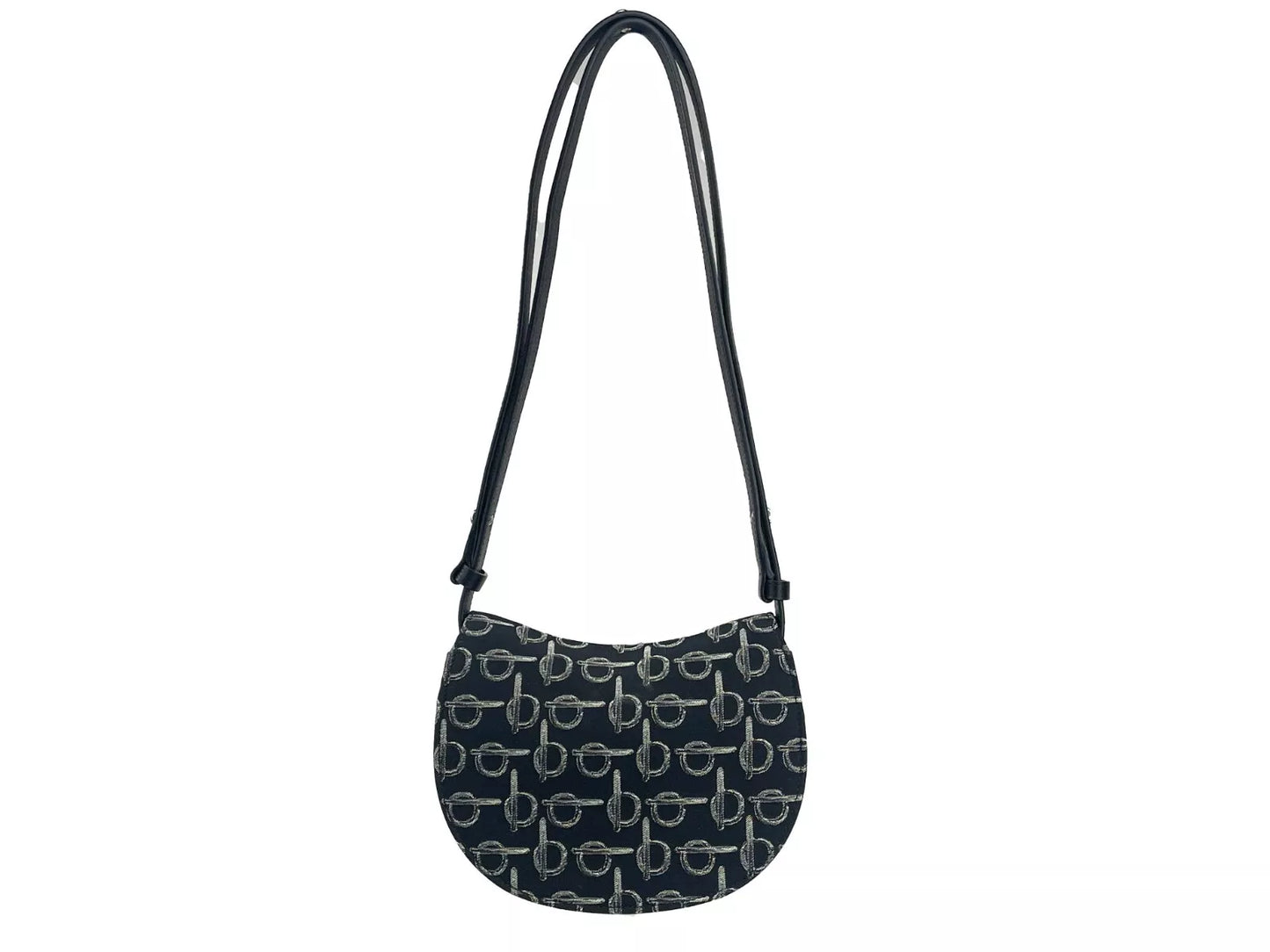 Burberry Mini Schaukelpferd Crossbody Tasche Geldbörse Schwarz
