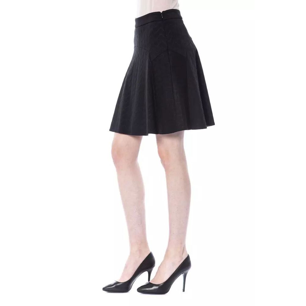 BYBLOS Schwarzer Polyester-Rock